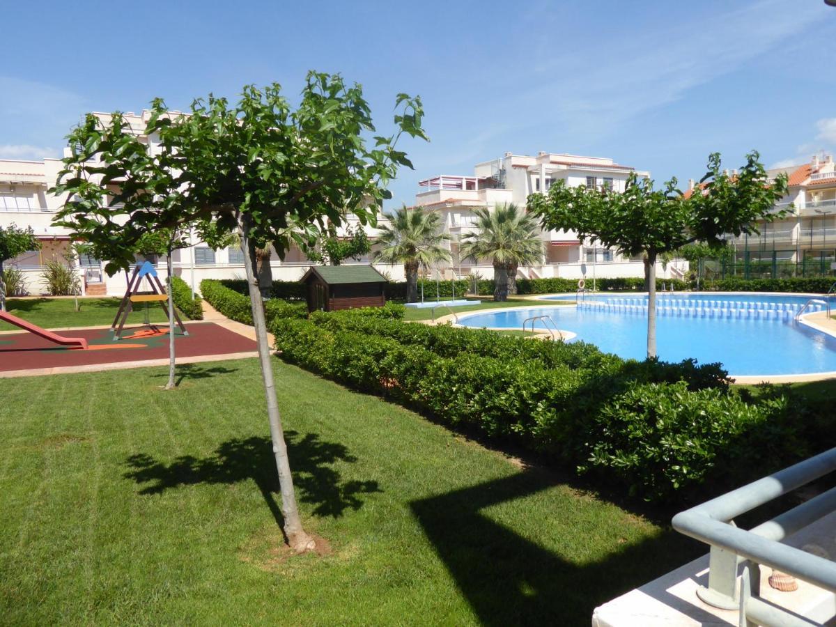 Bajo Con Terraza En Urbanizacion Familiar - Arenas Albert Villas Alcossebre Buitenkant foto